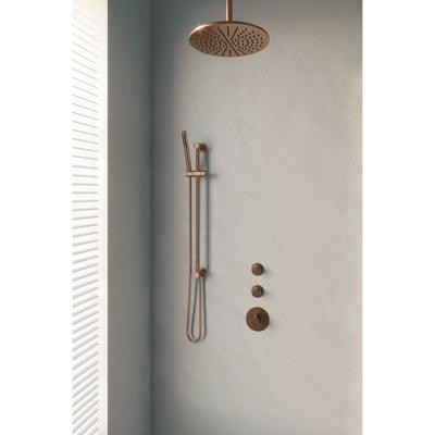Copper Edition thermostatische inbouw regendouche SET 18