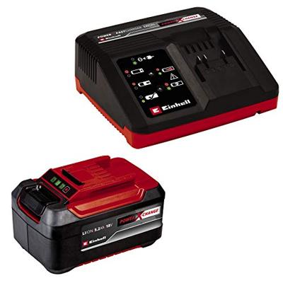 Einhell Power X-Change PXC-Starter-Kit 5,2Ah & 4A Fastcharger 4512114 Accu en acculader voor gereedschap 18 V 5.2 Ah Li-ion Einhell Power X-Change PXC-Starter-Kit 5,2Ah & 4A Fastcharger 4512114 Accu en acculader voor gereedschap 18 V 5.2 Ah Li-ion