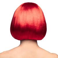 Pruik bobline new look rood - thumbnail