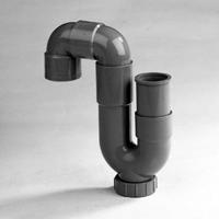 Pvc sifon grijs 40 mm- - thumbnail