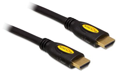 Delock 83738 Kabel High Speed HDMI met Ethernet - HDMI-A male > HDMI-A male 4K 1,5 m