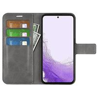 Lunso - Samsung Galaxy S23 - cover bookcase hoes - Grijs - thumbnail