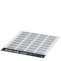 Phoenix Contact 1102324 LS-EMSP-V4A (26X15) Apparaatmarkering Montagemethode: Schroeven, Nieten Markeringsvlak: 15 x 26 mm Zilver Aantal markeringen: 32 5 - thumbnail