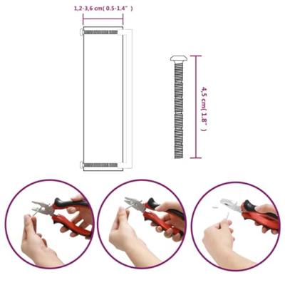 Handvatten 10 st 320 mm roestvrij staal zilverkleurig