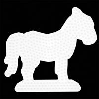 Hama Strijkkralen Grondplaat Paard Wit - thumbnail