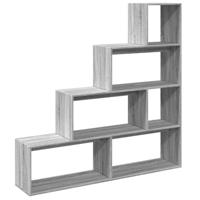 Kamerscherm / boekenkast 143,5x29x143,5 cm hout grijs sonoma - thumbnail