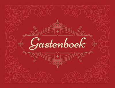 Gastenboek (bordeaux) - Hardcover (9789044754407)