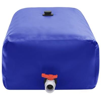 VidaXL Watertank met kraan opvouwbaar 1000 l pvc - thumbnail