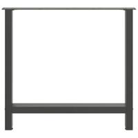 Salontafelpoten 2 st 70x(72-73) cm staal antraciet - thumbnail