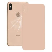 Glazen batterij back cover voor iPhone XS (goud) - thumbnail