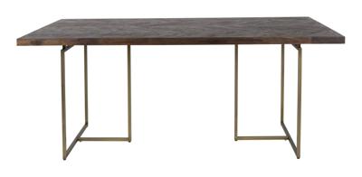 Dutchbone Eettafel 'Class' Antique Brass, 180 x 90cm Dutchbone Eettafel 'Class' Antique Brass, 180 x 90cm