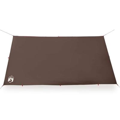 Kampeerluifel waterdicht 366x306 cm bruin Kampeerluifel waterdicht 366x306 cm bruin