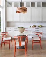 Houten Moderne Hanglamp Voor In De Eetkamer - thumbnail