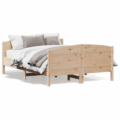 Bedframe zonder matras massief grenenhout 150x200 cm