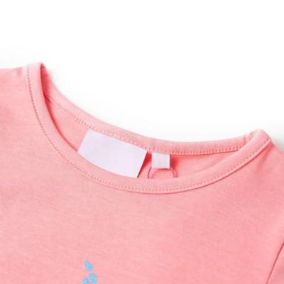 Kindershirt 92 felroze Kindershirt 92 felroze