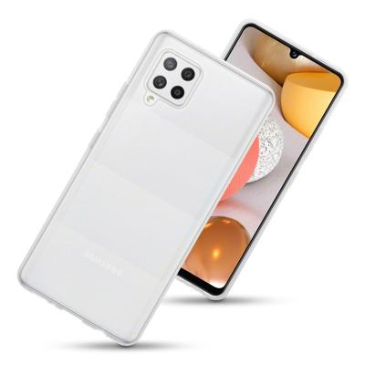 Qubits - Softcase hoes - Samsung Galaxy A42 - Transparant Qubits - Softcase hoes - Samsung Galaxy A42 - Transparant