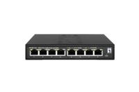 LevelOne GES-2108 netwerk-switch Managed L2 Gigabit Ethernet (10/100/1000) Zwart - thumbnail