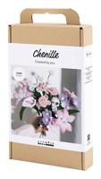 Creativ Company Hobbyset bloemen van chenilledraad, bloemen, pastelkleuren, 1 doos - thumbnail