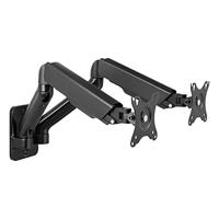 LogiLink BP0146 monitorarm muurbevestiging 2x32 Zwart - thumbnail