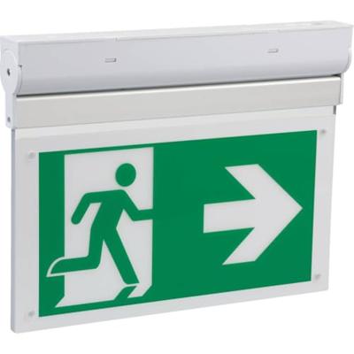 B-SAFETY BR599130 LED-vluchtwegverlichting Plafondopbouwmontage Uitgang, Vluchtweg, Rechts, Links