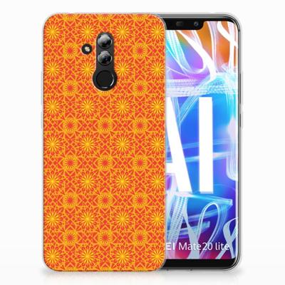 Huawei Mate 20 Lite | TPU bumper | Batik Oranje Huawei Mate 20 Lite | TPU bumper | Batik Oranje