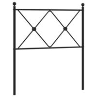 Hoofdbord 80 cm metaal zwart - thumbnail