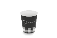 Kartonnen koffiebeker 230cc 8oz Premium - thumbnail