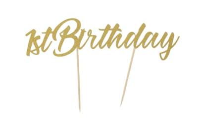 Set Feestversiering 1e Verjaardag - Roze/Meisje, 9dlg.