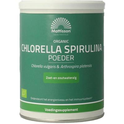 Mattisson Organic chlorella spirulina 125 Gram Mattisson Organic chlorella spirulina 125 Gram