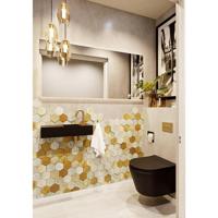 Fontein Mondiaz Tyne 60 cm Solid Surface Positie Recht 1 Kraangat Urban - thumbnail