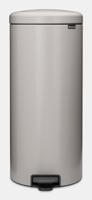 Brabantia Pedaalemmer NewIcon 30 liter Soft Grey - thumbnail