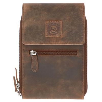 Leather Design Riemtasje / Schoudertasje / Portemonnee Hunter Bruin