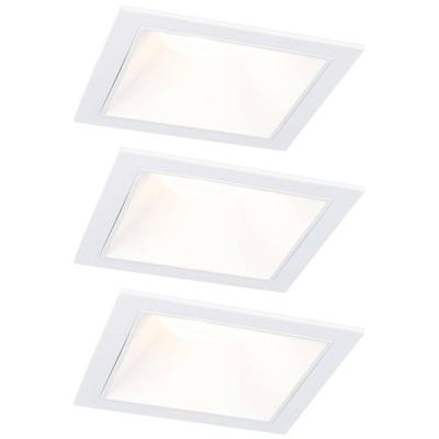 Paulmann 93126 Cole LED-inbouwlamp Set van 3 stuks LED 6 W Wit Paulmann 93126 Cole LED-inbouwlamp Set van 3 stuks LED 6 W Wit