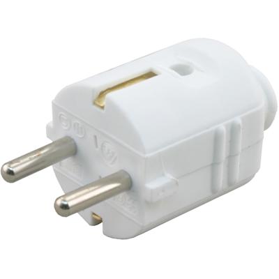 Scanpart stekker recht randaarde wit Scanpart stekker recht randaarde wit