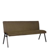 LABEL51 Eetkamerbank 'Matz', 175cm, kleur Groen - thumbnail