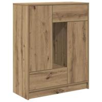 Dressoir met lades en deuren 73x31x90 cm ambachtelijk - thumbnail