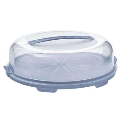 Rotho fresh taartdoos 34.5x35.5x11.6 cm horizon blauw/transparant Rotho fresh taartdoos 34.5x35.5x11.6 cm horizon blauw/transparant