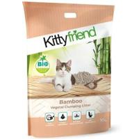 Kitty Friend Bamboo plantaardige kattenbakvulling 10 liter - thumbnail