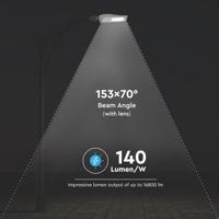 V-TAC VT-122ST 120W LED Straatlamp, Samsung Chip, Dimbaar, 16800lm, 5700K - thumbnail