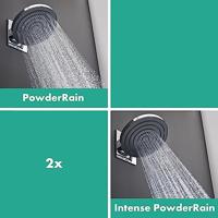 Hoofddouche HansGrohe Pulsify S 260 2 Jets EcoSmart Wandaansluiting Chroom - thumbnail