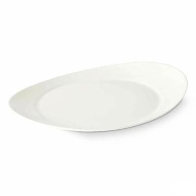 Eetbord Vivalto Wit Opaal glas 30,5 x 3 x 26 cm (18 Stuks)