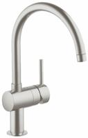 GROHE Minta Keukenkraan - hoog - draaibare ronde uitloop - supersteel geborsteld 32917dc0 - thumbnail