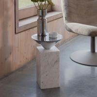 Zuiver Bijzettafel 'Pride' Marmer, 30 x 30cm - thumbnail
