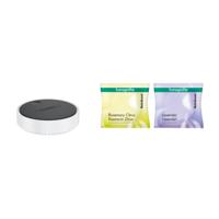 Starterset RainScent Tabletten Hansgrohe Wellness Houder incl. 2 Tabletten Mat Wit - thumbnail