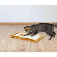 Trixie 4325 krabmat met pluche rand, 55 × 35 cm, natuur/bruin - thumbnail