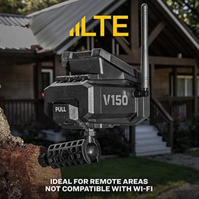 Vosker V150 LTE Wireless Outdoor Solar Wildcamera Timelapsevideo, 4G beeldoverdracht, GSM-module Zwart-grijs