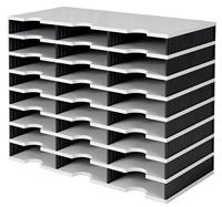 Vakkenset Styrodoc A4 24 vaks zwart/grijs - thumbnail