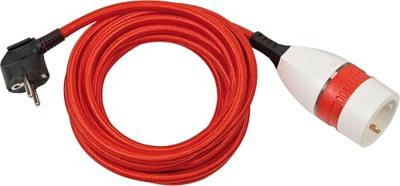 Brennenstuhl 1161830040 Stroom Verlengkabel Rood, Wit, Zwart 5.00 m H05VV 3G 1,5 mm² Brennenstuhl 1161830040 Stroom Verlengkabel Rood, Wit, Zwart 5.00 m H05VV 3G 1,5 mm²