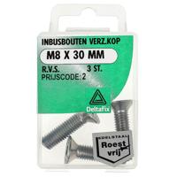 Inb.bout verz.kop m8x40mm rvs 2st Deltafix - Deltafix - thumbnail