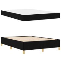 Boxspring bed Zwart en Wit en Zwart 140 x 200 cm Stof - thumbnail
